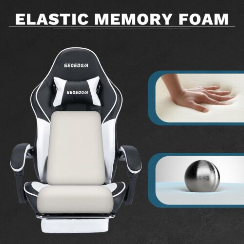 Ergonomic Video Gamer Chairs Gaming Computer Chairs Gamer Chairs for Adults - Picture 5 of 6