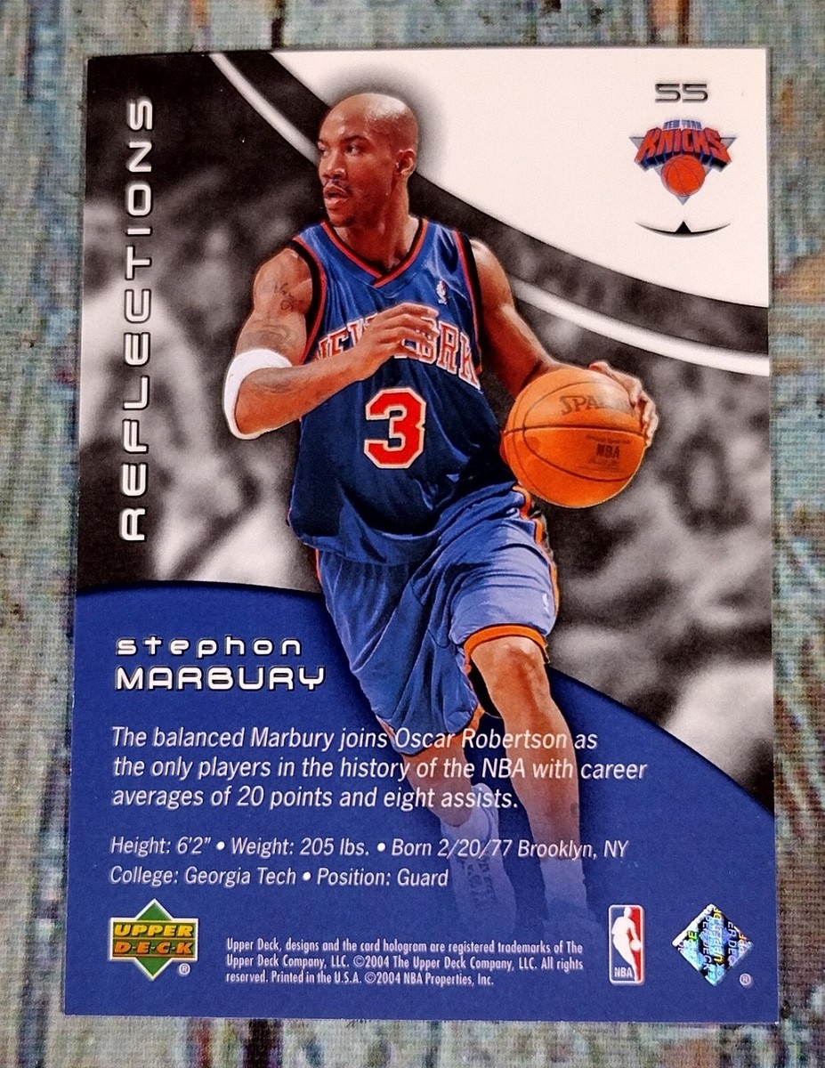 Stephon Marbury New York Knicks 2004 Upper Deck Reflections #55 | eBay