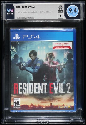 Resident Evil 2 Remake PS4 WATA 9.4 A Not VGA CGC