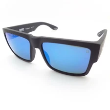 Spy Optics Cyrus Soft Matte Black Bronze Polarized Blue Spectra Sunglasses Rare