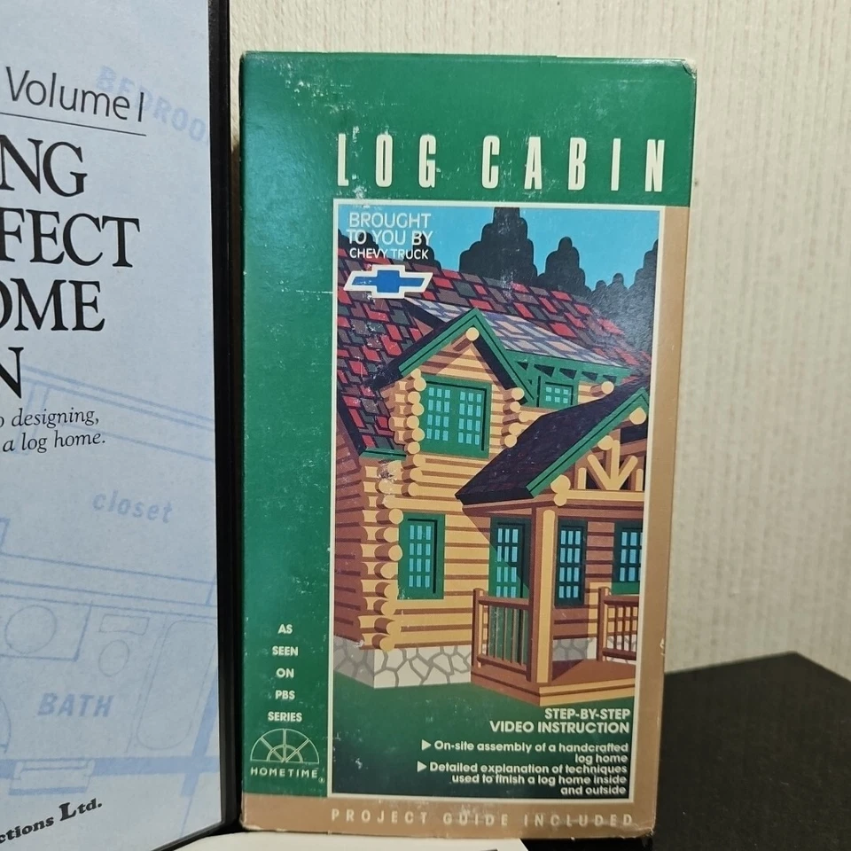 Log Cabin Design Build Estimate How To VHS Lot Step By Step Video Instruction - Image 3 of 4