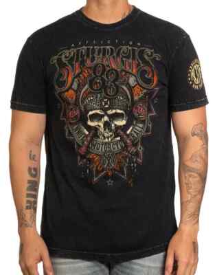 Affliction Clothing Men's Premium   STURGIS 83  S/S T-Shirt; NWT Special Edition