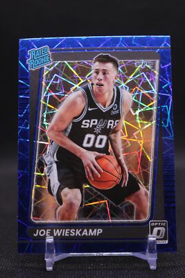 Joe Wieskamp #180 2021-22 Donruss Optic Blue Velocity San Antonio Spurs