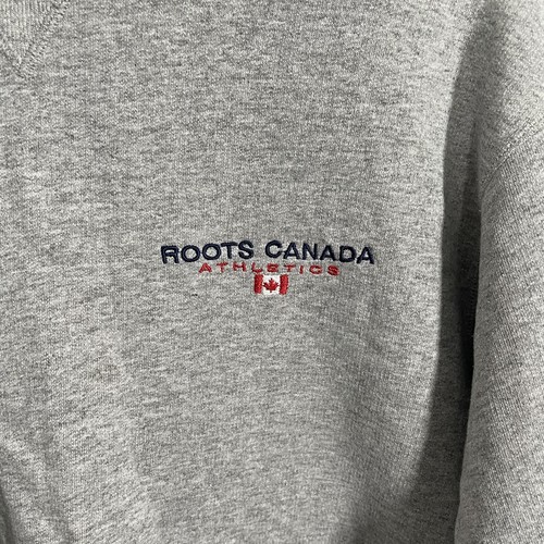 Roots Athletics Sweatshirt klein grau übergroßer Pullover Retro Vintage 90er - Bild 4 von 11