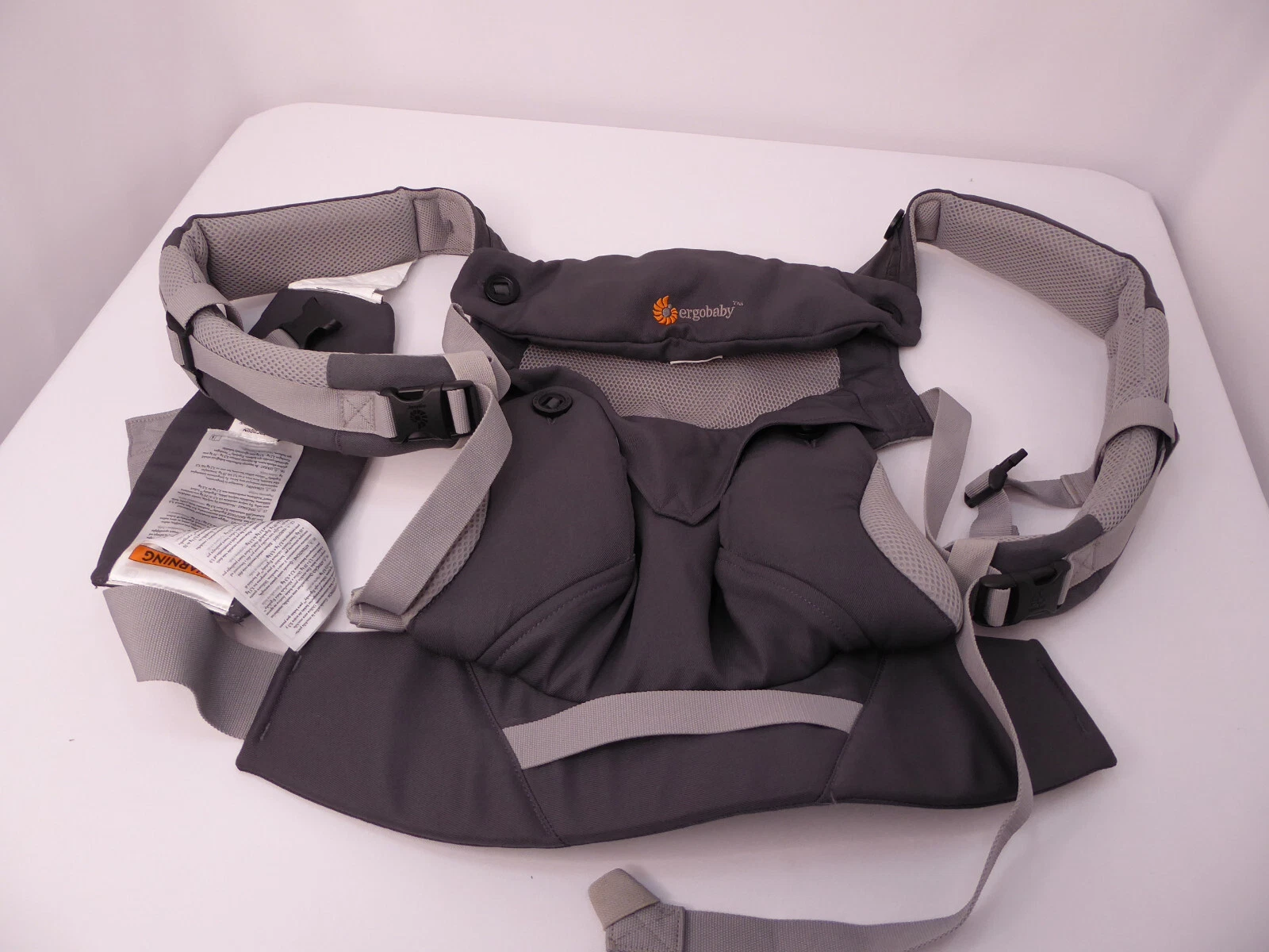Ergobaby 363 Cool Air Infant Backpack Carrier Carbon Grey