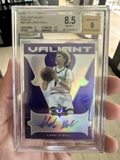 2018 Lamelo Ball Leaf Valiant Autograph Purple 1/15 RC Auto