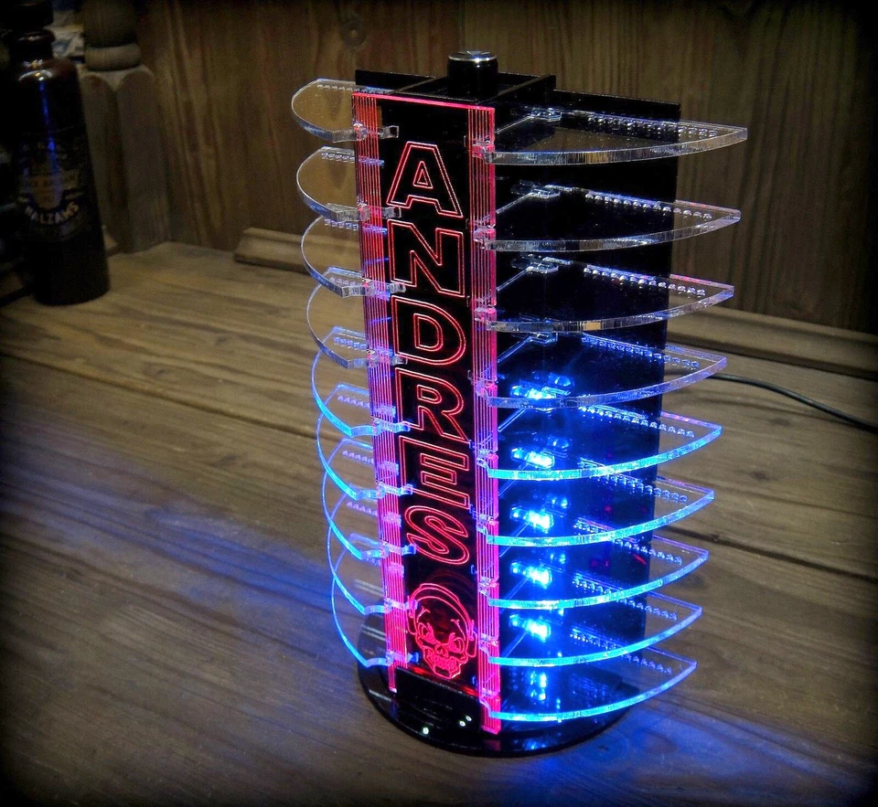 Music Active LED Lights Stage Effect Lighting Disco DJ Party LM3914 VIDEO ! - Image 3 of 4