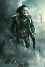 LOKI POSTER PRINT ART A4 A3 SIZES - TOM HIDDLESTON THOR MARVEL AVENGERS TH03