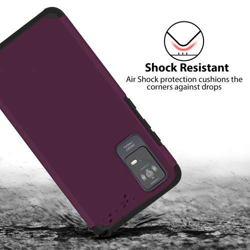 For TCL 40Z Phone Case Shockproof Magnet Mount Friendly Hard Hybrid Cover - Picture 36 of 36