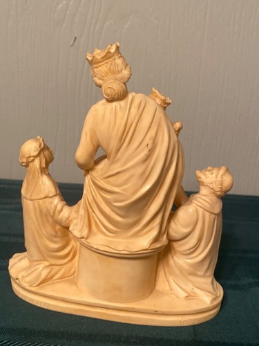 Vintage AVE MARIA G. Ruggieri Bianchi Italian Sculpture 8”T - Picture 6 of 11