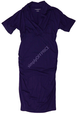 New Nwt Women S Maternity Clothes Short Sleeve Dress Purple Liz Lange Size Small 490291009958 Ebay
