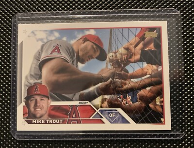 Topps 2023 Golden Mirror SSP Mike Trout. Pack Fresh MINT