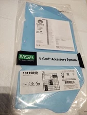 Lot of 50 MSA 10115840 V-Gard Visor Faceshield, Polycarbonate, 8"x17"x.06", Clr.