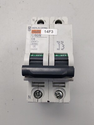 Merlin Gerin multi 9 C60N C6 Circuit Breaker Leistungsschalter