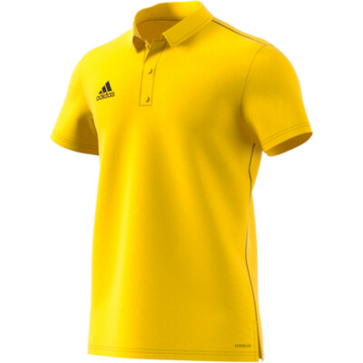 adidas Core 18 Herren Poloshirt Polohemd Polyester gelb [FS1902]