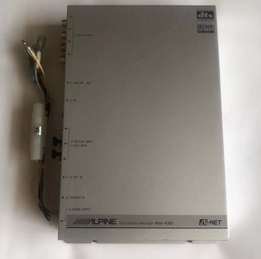 ALPINE PXA-H701 multimedia manager Working Tested
