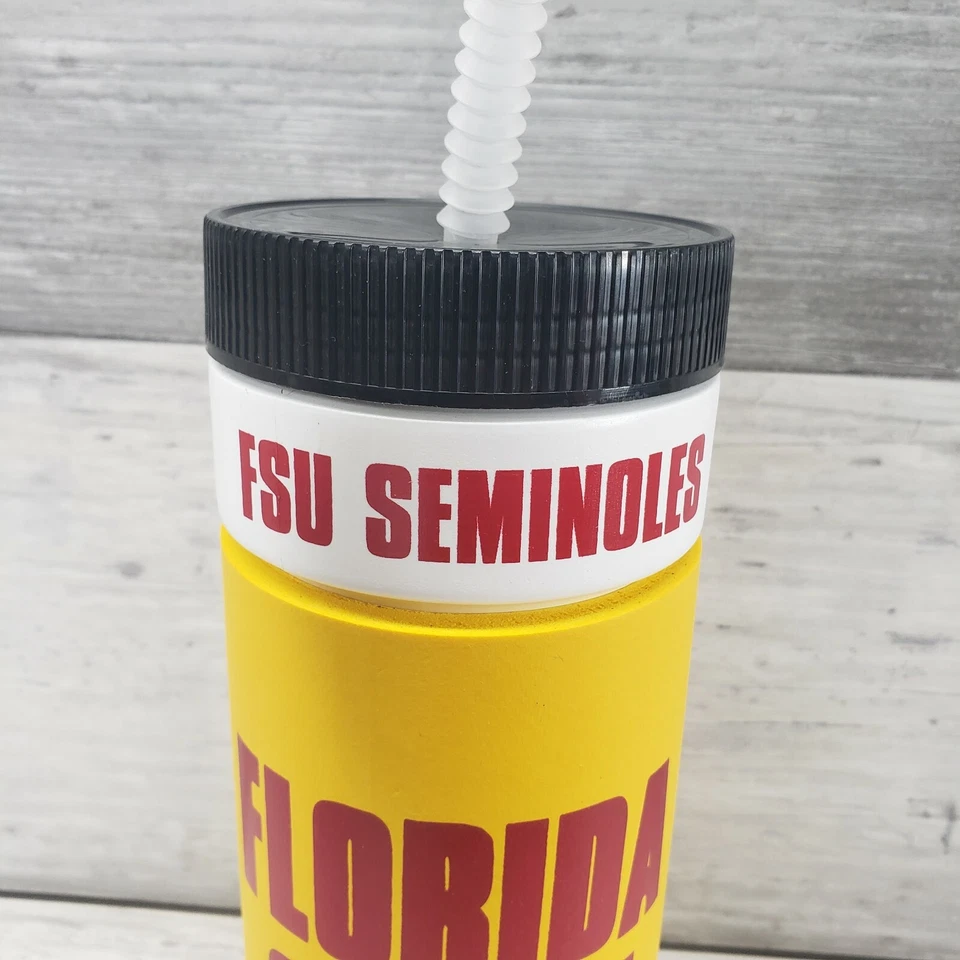 Botella de agua potable aislada de espuma del estado de Florida NOS lote de 1990 (2) Foto 3 de 4