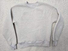 Everlane The Renew Fleece Raglan Sweatshirt Sandstone Cozy Warm Lounge Size Smal