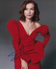 ISABELLE HUPPERT signed autograph 20x25cm ELLE in person autograph COA