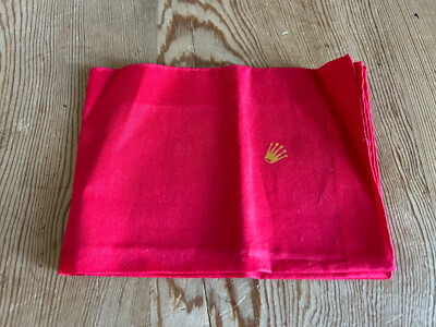 ROLEX - Taschentuch - Rot - 29 X 30,5 Cm