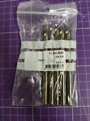 PHANTOM 115000650 HSS-E SPIRAL DRILL 6,5 MM 5 Stück(4 /st)