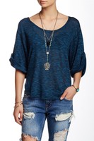 Free People Starlight Combo Nani Knit Tee Sz S $68 on sale Free People Starlight Combo Nani Knit Tee Sz S $68 on sale