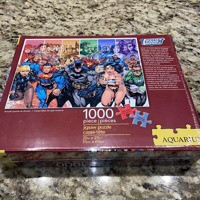 DC Justice League of America 1000 Piece Jigsaw Puzzle - Aquarius