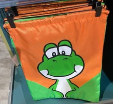 Epic Universe Super Nintendo World Yoshi Drawstring Bag