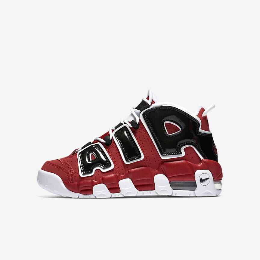 NIKE Air More Uptempo GS 'Varsity Red' Sz 4.5 (415082 600) | eBay