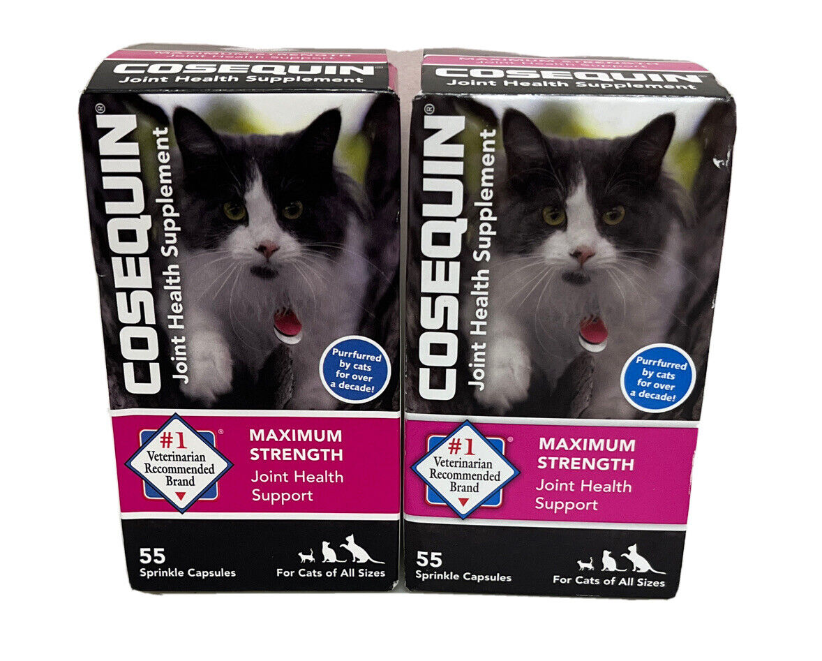 Nutramax Cosequin Maximum Strength Joint Health for Cats 2 x 55 Capsules 06/2023