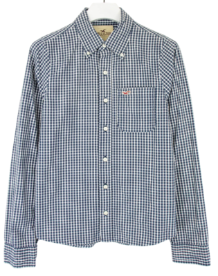 HOLLISTER Camicia Uomo MEDIUM Casual Button Down Collo A Quadri