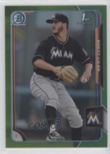 2015 Bowman Draft Chrome Green Refractor 36/99 Brett Lilek #61 6u5