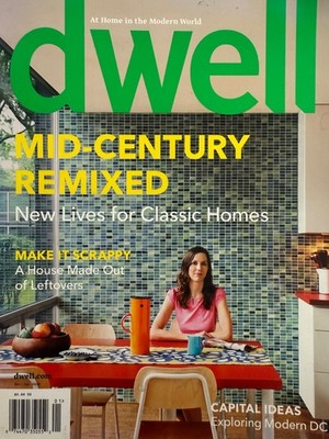 dwell Magazine, Dec-Jan 2009.  Modern icons & using recycled materials.