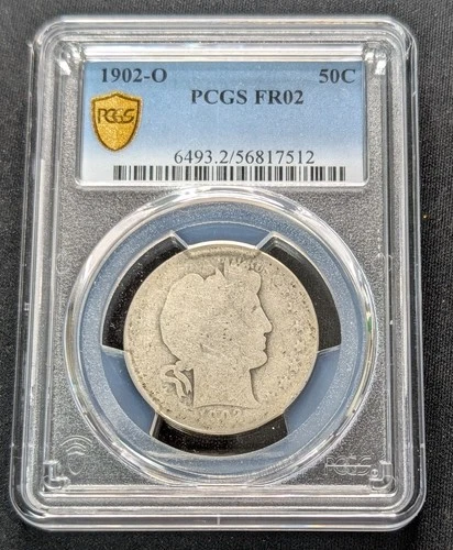 1902 O Barber Half Dollar ~ PCGS FR02 ~ Low Ball Silver 50c