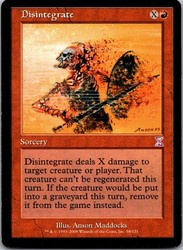 Disintegrate - Time Spiral Timeshifted #58/121