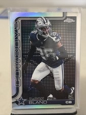 2025 Topps Chrome Football Daron Bland Lightboard Logo SSP #82 Dallas Cowboys SP