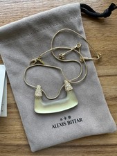 Alexis Bittar Gold Necklace Worn By Grace Hanson (Jane Fonda) Stunning!