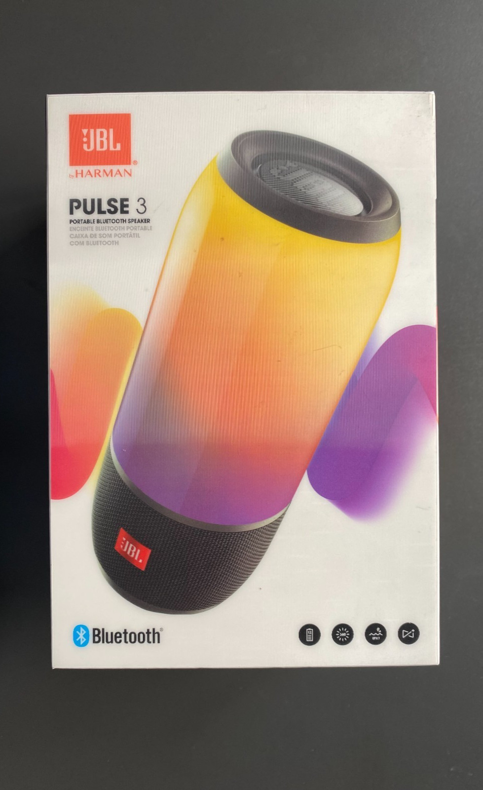JBL PULSE 3 Portable Bluetooth Speaker - LIGHTSHOW AND SOUND (INC VAT)