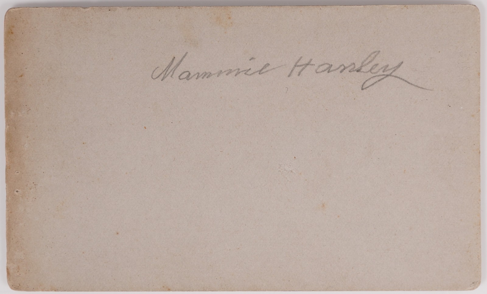 Antique CDV Tucker Cute Young Girl Mammie Hanley With Doll Worcester MA — additional view