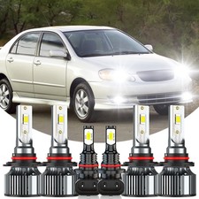 For Toyota Corolla 2005 2006 2007 2008 Led Headlight High Low Fog Light Bulb