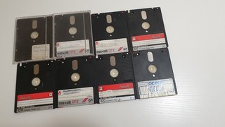 8 x 3" gebrauchte Disketten (als Rohlinge verkauft) Amstrad CPC/PCW Spectrum 3🟦