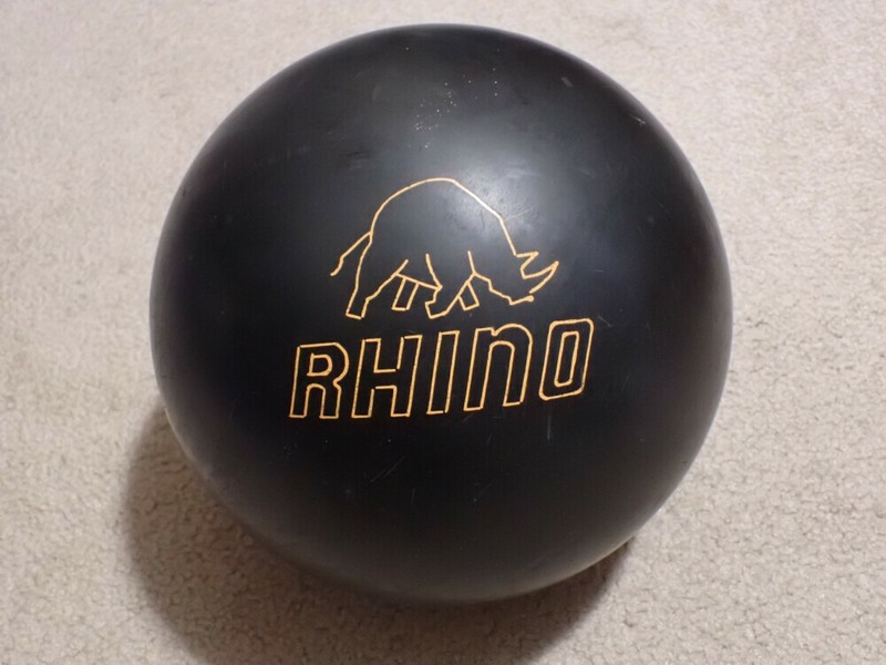 Brunswick Rhino Bowling Ball - Black - 16 Pound 16#