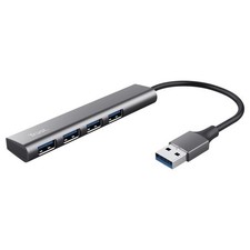 Hub Trust 24947 Halyx USB 3.2 Gen 1 Gris