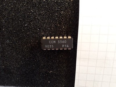 Curtis IC CEM3360 DUAL-VCA für OBERHEIM SEQUENTIAL MEMORYMOOG PGG WAVE WERSI