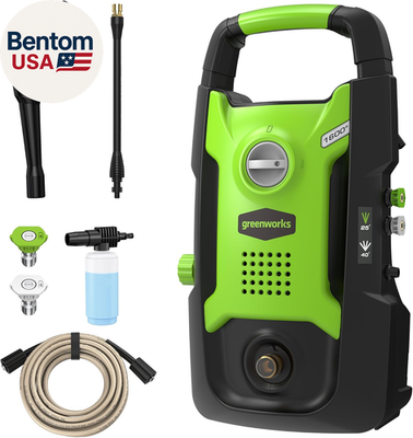 #ad Compact Electric Pressure Washer 1.2 GPM CSA Certified Lightweight 20 FT Tan $161.58