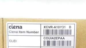 Genuine Ciena XCVR-A10Y31 100M/1GIG SM SFP OPTIC, LC CONNECTOR 10KM, 1310nm