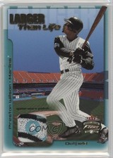 2002 Fleer Focus Jersey Edition Larger than Life /100 Preston Wilson Patch b8h