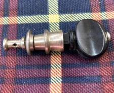 Single Vintage Grover Champion Black Button Banjo Friction Tuner- 2-1/8"