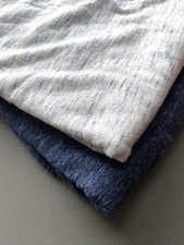Bundle Soft Cotton Designer Navy Ivory Heathe...