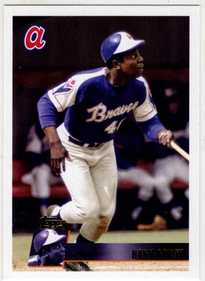 2025 Topps Archives Baseball Hank Aaron No. 116 Atlanta Braves - Bild 1 von 2